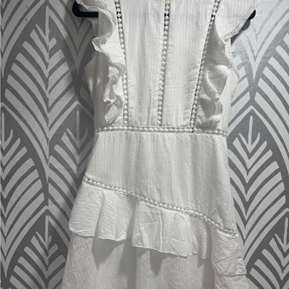 SHEIN White Ruffled Mini Dress - Picture 2 of 9